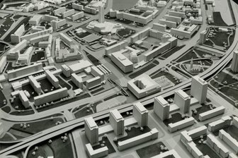 Ostmoderne im Fokus: Über Chemnitzer Städtebau zur DDR-Zeit - Modell des geplanten Stadtzentrums um 1970.