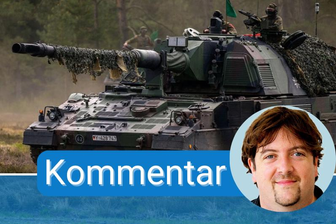 Panzerpionier Deutschland? - Eine Panzerhaubitze 2000 (kurz PzH 2000) der Bundeswehr fährt während einer Übung auf dem Übungsplatz in Munster (Niesersachsen).