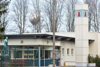 Papierfabrik Felix Schoeller in Weißenborn: Ungewissheit nagt an den Beschäftigten - Der Empfangsbereich der Papierfabrik in Weißenborn.