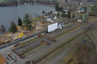 Parkplatzproblem an Talsperre auch zu Saisonstart noch ungelöst - Rund 300 Fahrzeuge finden auf dem Parkplatz an der Koberbachtalsperre Platz.