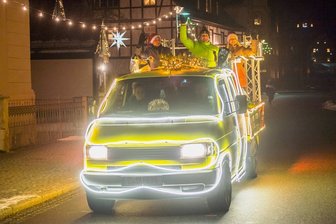 Partybus in Thalheim unterwegs - Die Tour des Partybusses durch Thalheim dauerte fünf Stunden.