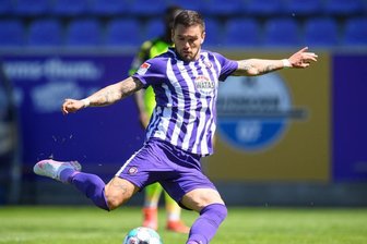 Stürmt künftig nicht mehr für, sondern gegen den FC Erzgebirge: Pascal Testroet.