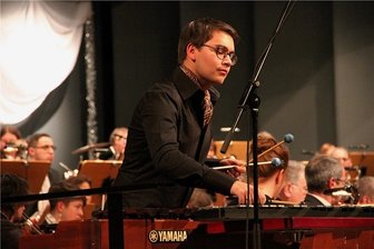 Pauken fürs Leben - Der Vogtländer Johannes Kilian in seinem Element: Der 20-jährige Musiker gilt als einer der talentiertesten Schlagwerker Sachsens und ist bei Orchestern bereits gefragt.