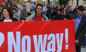 Demonstration gegen Rechts