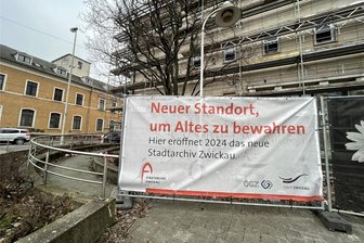 Paukenschlag im Stadtrat: Steht Zwickau bald ohne Stadtarchiv da? - Ob das neue Zwickauer Stadtarchiv wirklich 2024 im alten Sparkassengebäude eröffnet, ist nach der Ratsentscheidung vom Donnerstag offen.