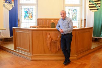 Paukenschlag: Stadtratswahl in Elsterberg ist ungültig - Bürgermeister Axel Markert im Elsterberger Ratssaal.