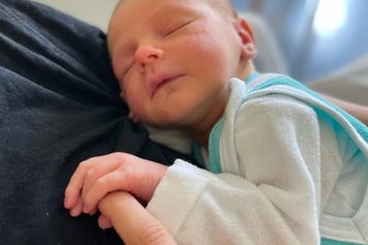 Peet Röbisch ist das 400. Baby im Kreiskrankenhaus Freiberg in diesem Jahr - 