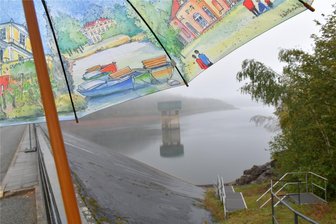 Pegelstände in Region Freiberg und Flöha steigen - In der Talsperre Lichtenberg ist das Wasser zum Großteil bereits abgelassen, weil die Sanierung ansteht. Der freie Raum im Becken wurde trotz des anhaltenden Regens nicht benötigt - Hochwasser droht nicht.