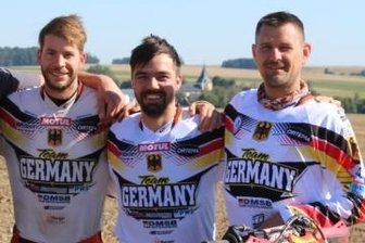 Peniger Oldie vor Six Days optimistisch - Für Frankreich-Abenteuer gewappnet: Maik Schubert, Jörg Haustein und Jens Pester (v.l.).