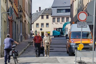 Peniger Straße in Waldenburg wieder frei - Die Arbeiten auf der Peniger Straße in Waldenburg werden pünktlich beendet.
