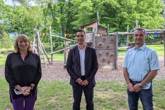 Petra Köpping besucht Adorf - Petra Köpping zu Gast in Adorf.