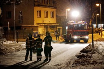 Pferd verunglückt auf Straße - 