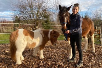 Pferde-Osteopathin aus Augustusburg: „Die Faszination für die Tiere hat mich nie losgelassen“ - Anja Haustein ist als Pferde-Osteopathin im ganzen Landkreis Mittelsachsen unterwegs. Mit Josy und Jack hat sie zwei eigene Ponys.