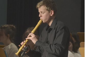 Pfingstsonntag: Markneukirchener im Bundesfinale von Jugend musiziert - Jeremias Emanuel Gropp (Blockflöte) spielt am Sonntag im Bundesfinale des 61. Wettbewerbs Jugend musiziert.