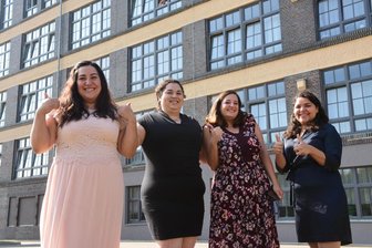 Pflegekräfte aus Mexiko starten Arbeit in Hartmannsdorf - Melissa Aguilera, Ivette Escobar, Ana Gamez und Paola Plascencia aus Mexiko.