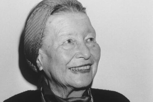 Philosophen-Einmaleins. Heute: Wer war Simone de Beauvoir? - Die Philosophin Simone de Beauvoir.