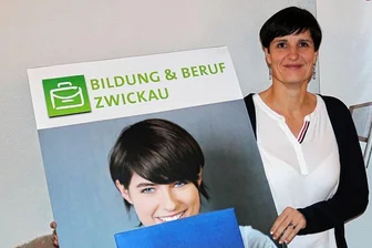 Plätze restlos ausgebucht auf Messe "Bildung und Beruf Zwickau" - Daniela Jung freut sich auf die Messe.