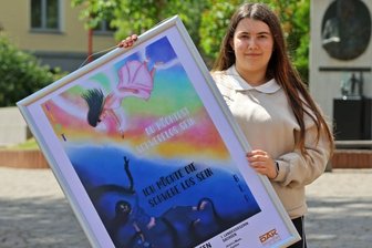 Plakate gegen Komasaufen - Schülerin gewinnt Wettbewerb - Mit diesem am Computer entstandenen Plakat hat Jessica Mann aus St. Egidien den Landesausscheid eines Wettbewerbs zum Thema Alkoholmissbrauch gewonnen. Insgesamt hatte das Lessing-Gymnasium Hohenstein-Ernstthal 14 Schülerarbeiten eingereicht.