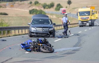 Plauen: Biker bei Kollision schwer verletzt -