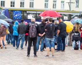 Plauen: Kundgebungen laufen ohne Zwischenfälle ab -