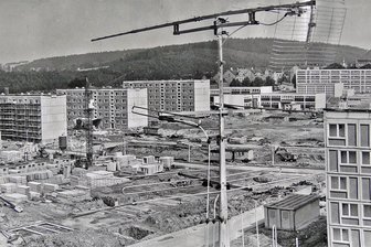Plauener Mammengebiet besteht 50 Jahre - das wird am Samstag groß gefeiert - In den 1970er-Jahren drehten sich in Plauen an vielen Ecken die Kräne für den Wohnungsbau. Darunter auch im Mammengebiet.