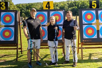 Plauener Trio überzeugt - Das erfolgreiche Team des BSV 1960 Plauen bei der Landesmeisterschaft in Leipzig: (von links: Florian Künzel, Elisabeth Hetzer und Rainer Künzel.