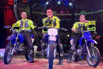 Plauener Weihnachtszirkus mit Galapremiere - Die Gohst Rider aus den USA treten im Plauener Weihnachtszirkus auf.