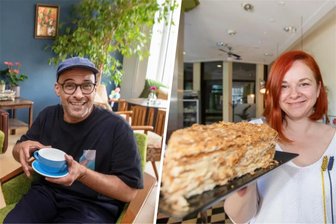 Plauens Gastro-Szene in Bewegung: Neue Menüs, geänderte Öffnungszeiten und andere Preise - Die Gastronomen Edson da Costa Silva und Olga Kharchenko feilen an ihrem Angebot.