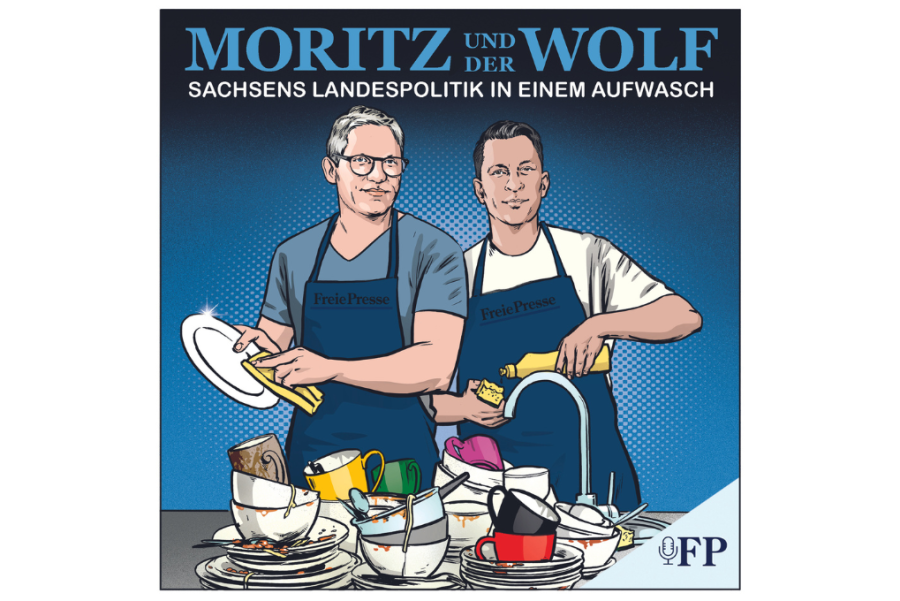 Podcast "Moritz und der Wolf": Hat Michael Kretschmer schon angerufen, Herr Homann? - 