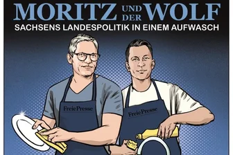 Podcast "Moritz und der Wolf" zu einem Jahr Krieg in der Ukraine: Welche Folgen hat das für Sachsen? -