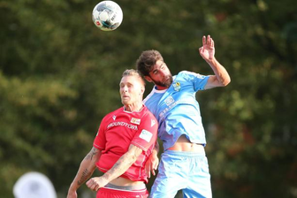 Pokalhit CFC gegen Union: Es gibt noch Karten - Im September 2019 standen sich der CFC und Union Berlin letztmals gegenüber, damals gewann der Bundesligist mit 3:1. Im CFC-Dress lief damals noch der heutige Co-Trainer Niclas Hoheneder (rechts, hier gegen Sebastian Polter) auf.
