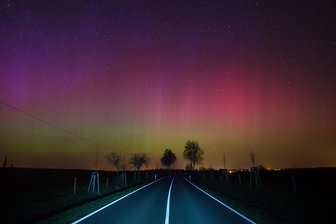 Polarlicht über Sachsen zu sehen -