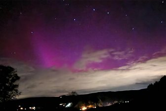 Polarlichter über dem Erzgebirge: 13-Jährigem gelingt spektakulärer Schnappschuss - Diese Aufnahme ist Martin Burkhardt bei Drebach gelungen.