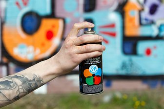 Polizei stellt Graffitisprayer - 