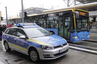 Polizeieinsatz an der Zentralhaltestelle -