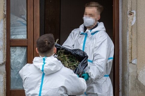 Polizeieinsatz im Vogtland: Cannabis-Plantage in Kottengrün ausgehoben - 