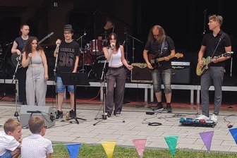 Populäre Musik erklingt im Zwickauer Robert-Schumann-Konservatorium - Die Rockband bei einem früheren Auftritt.
