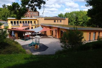 Die Kita "Pfiffiküsse" in Reichenbach.