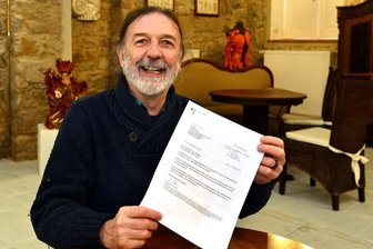 Post von Merkel lässt einen Italiener strahlen - Im Kulturzentrum Rittergut Ehrenberg hat Pier Giorgio Furlan vor einigen Tagen Post von Angela Merkel bekommen.