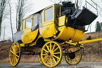 Postkutsche kehrt nach langer Pause zurück - So sieht die generalüberholte Postkutsche aus.
