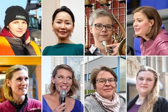 Power fürs Vogtland: Diese acht Frauen bewegen die Region - Acht starke Frauen im Vogtland, 1. Reihe von links: Tanja Turki, Saruul Fischer, Kerstin Voigt und Yvonne Magwas; 2. Reihe: Anika Mehlis Stephanie Menz, Julia Schröder, Janina Pfau.