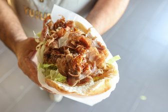 Preis, Zutaten, Soßen: Der große Döner-Vergleich in Chemnitz - Ein Döner Kebab von Yusuf‘s auf dem Kaßberg