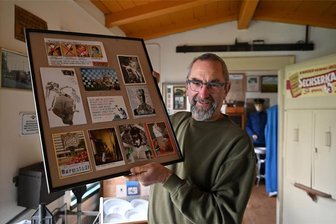 Prellbock-Chef erinnert mit Ausstellung an Leipziger Grafiker - Matthias Lehmann erwartet im Lunzenauer Eisenbahnmuseum (hier eine frühere Aufnahme) am Freitag Gäste zur Ausstellungseröffnung.