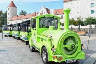 Premiere für "Fahrt der Begegnung" mit der Silberstadtbahn Freiberg - Die Silberstadtbahn in Freiberg. Foto: Eckardt Mildner/Archiv