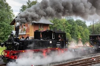 Preßnitztalbahn transportiert neue Bronzeglocken -