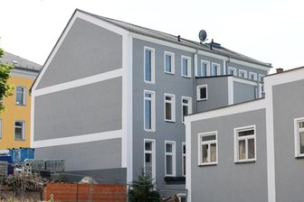 Privatinvestor saniert Druckerei Oehme - Die ehemalige Druckerei Oehme: Das Areal befindet sich derzeit noch in Sanierung. Erste Mieter sind schon eingezogen. 
