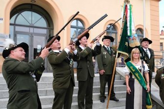 Privilegierte Bürgerschützengesellschaft zu Reichenbach mit Sportplakette geehrt -