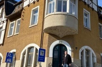 Projekt "Zur Post": Eine Galerie, die Erinnerungen weckt - Das Erdgeschoss des ehemaligen Hotels an der Chemnitzer Straße soll ein kultureller Treffpunkt werden.