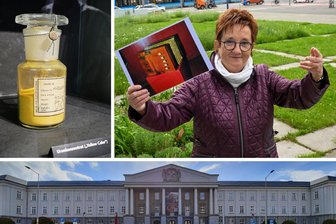 Propusk, Talon, Kulturpalast: Auf den Spuren des Uranbergbaus in Chemnitz - Gästeführerin Edeltraud Höfer macht die Geschichte der SDAG Wismut in Chemnitz erlebbar.
