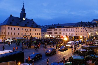 Protest im Erzgebirge: Kretschmers prominenter Gegenspieler als Redner beim „Berggeschrey“ erwartet - Das „Berggeschrey“ sorgte in den vergangenen Jahren für mediale Aufmerksamkeit.